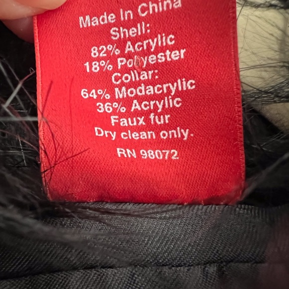 Saks Fifth Avenue Red Label Faux Fur Bolero - Picture 5 of 5